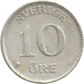 Швеция 10 эре 1937 год