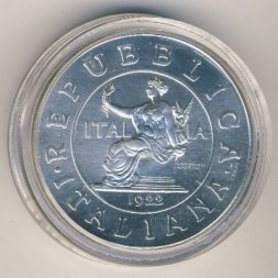 Италия 1 лира 2000 год