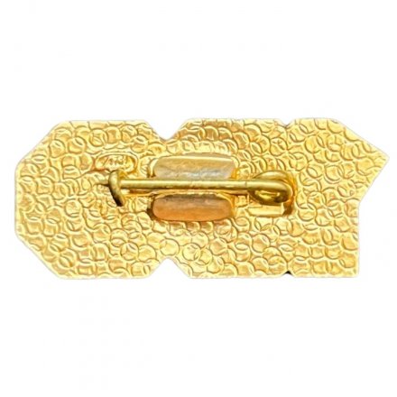 Значок Красный Химик. Ленинград 1875 - 1975. 100 лет (белый)