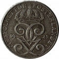 Швеция 2 эре 1942 год - Король Густав V (железо)