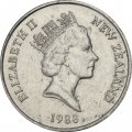 Новая Зеландия 10 центов 1988 год - Маска Маори