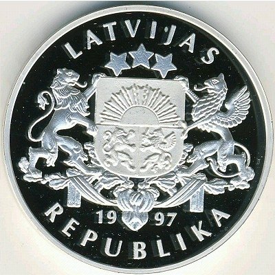 Латвия 10 лат 1997 год
