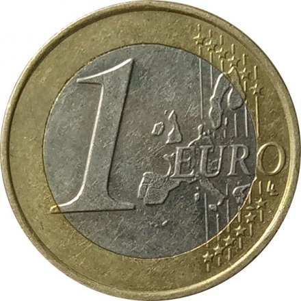 Греция 1 евро 2004 год