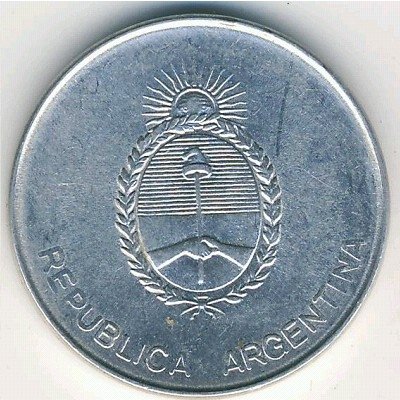 Аргентина 500 аустралей 1991 год