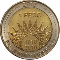 Аргентина 1 песо 2010 год - Мар-дель-Плата