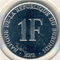 Бурунди 1 франк 1993 год - Герб