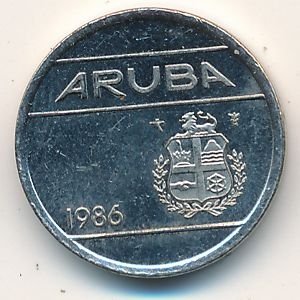 Аруба 5 центов 1986 год