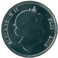 Фиджи 1 доллар 2009 год - Тропические рыбы - Оранжевошипая рыба-носорог
