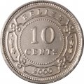 Белиз 10 центов 2000 год
