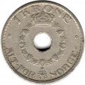 Норвегия 1 крона 1925 год - Король Хокон VII