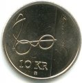 Норвегия 10 крон 2008 год - 200 лет со дня рождения Генрика Вергеланна