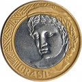 Бразилия 1 реал 2004 год