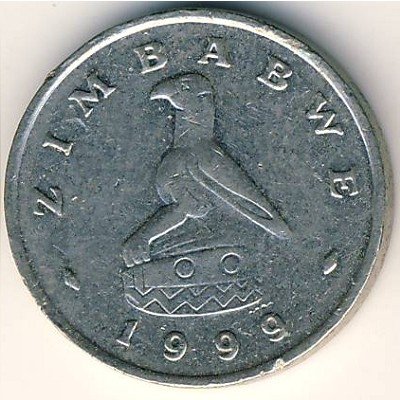 Зимбабве 5 центов 1999 год - Заяц