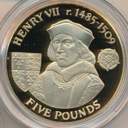 Олдерни 5 фунтов 2007 год