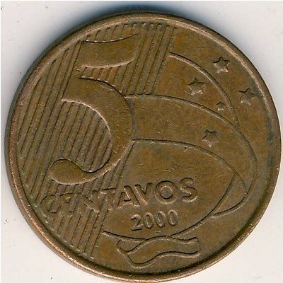Бразилия 5 сентаво 2000 год - Тирадентис