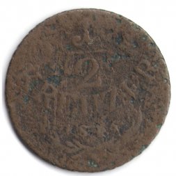 Австрия 1/2 крейцера 1816 год