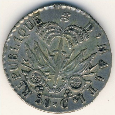 Гаити 50 сантимов 1831 год