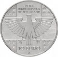 Германия 10 евро 2013 год - 150 лет Красному Кресту