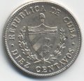 Куба 10 сентаво 1949 год
