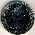 Каймановы острова 25 центов 1972 год - Парусник