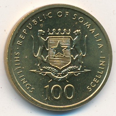 Сомали 100 шиллингов 2002 год