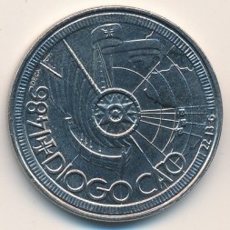 Монета Португалия 100 эскудо 1987 год - Диогу Кан (Cu-Ni)