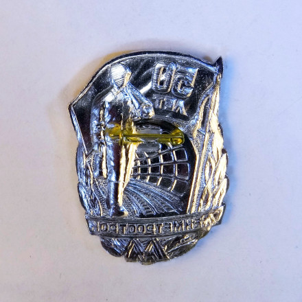 Знак 50 лет Ленметрострой (тип 1)