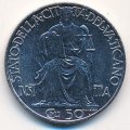 Ватикан 50 чентезимо 1942 год