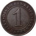 Веймарская республика 1 рейхспфенниг 1934 год (A)