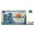 Зимбабве 20 долларов 1997 год - Балансирующие скалы UNC
