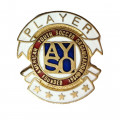 Значок Player. American Youth Soccer Organization (AYSO). Американская молодежная футбольная организация