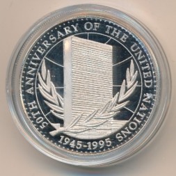 Монета Экваториальная Гвинея 7000 франков 1995 год