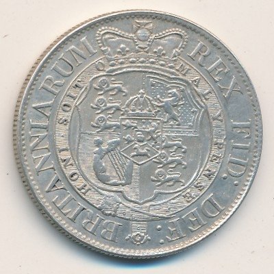 Великобритания 1/2 кроны 1818 год