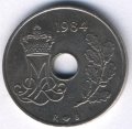 Дания 25 эре 1984 год