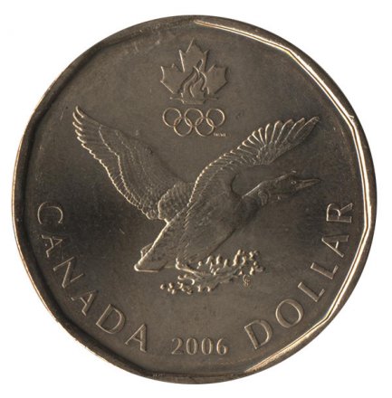 Канада 1 доллар 2006 - XX зимние Олимпийские Игры Турин