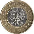 Польша 2 злотых 2019 год