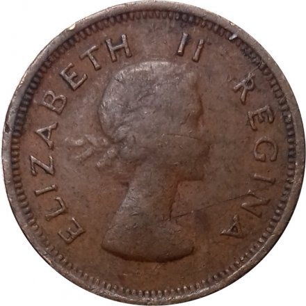 ЮАР 1/4 пенни 1953 год