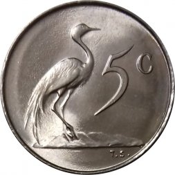 ЮАР 5 центов 1965 год (SOUTH AFRICA)