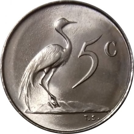 ЮАР 5 центов 1965 год (SOUTH AFRICA)