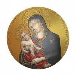 Ниуэ 2 доллара 2014 год - Сано ди Пьетро - Мадонна с младенцем
