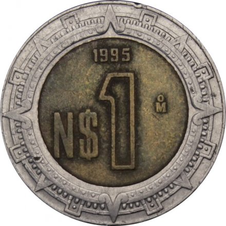 Мексика 1 новый песо 1995 год