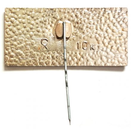 Значок-иголка Ленинград. Ворота Летнего сада (черный, золотистый)