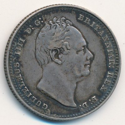 Великобритания 1 шиллинг 1836 год
