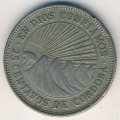 Никарагуа 25 сентаво 1972 год
