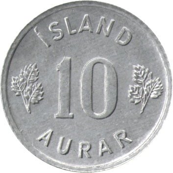 Исландия 10 эйре 1973 год