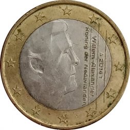 Нидерланды 1 евро 2014 год