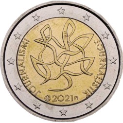 Финляндия 2 евро 2021 год - Журналистика