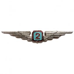 Знак Пилот гражданской авиации 2 класс