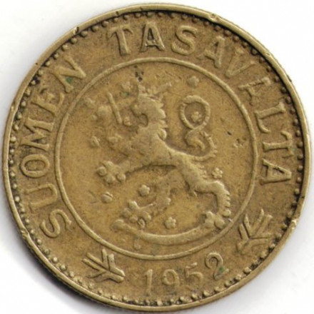 Финляндия 10 марок 1952 год