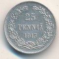 Финляндия 25 пенни 1913 год